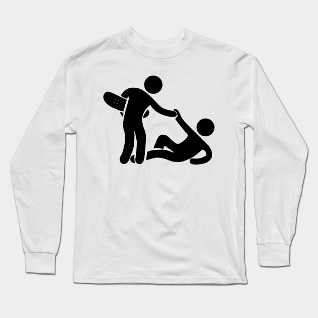 Skateboarding family Long Sleeve T-Shirt by MaryJsi